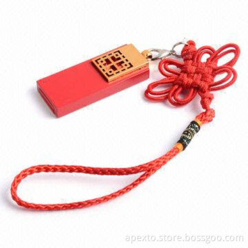 USB Flash Drive, China Material with High Art, Supports Plug-and-play Function